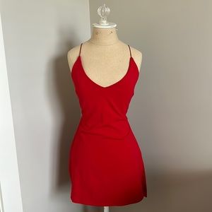 Sexy Red Mini Dress